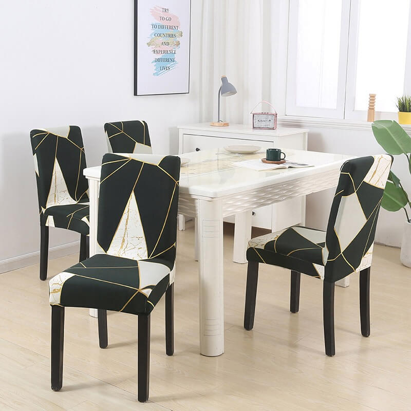 Kaiden Dark Green Chair Cover - Wiskly Store