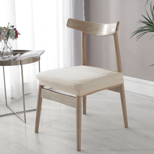 Light Beige Chair Seat Cover