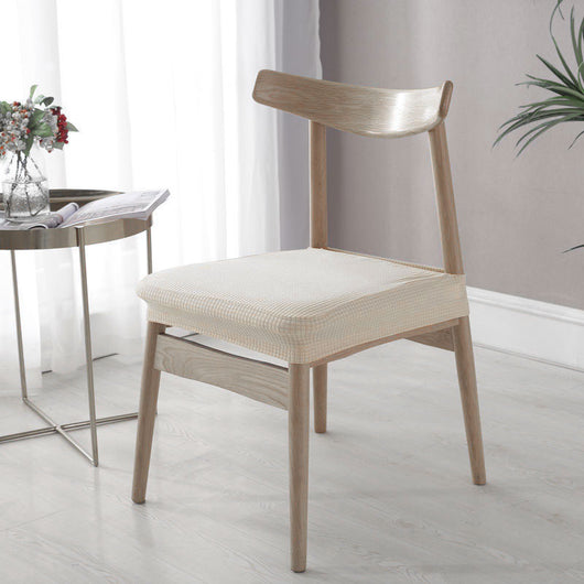 Light Beige Chair Seat Cover