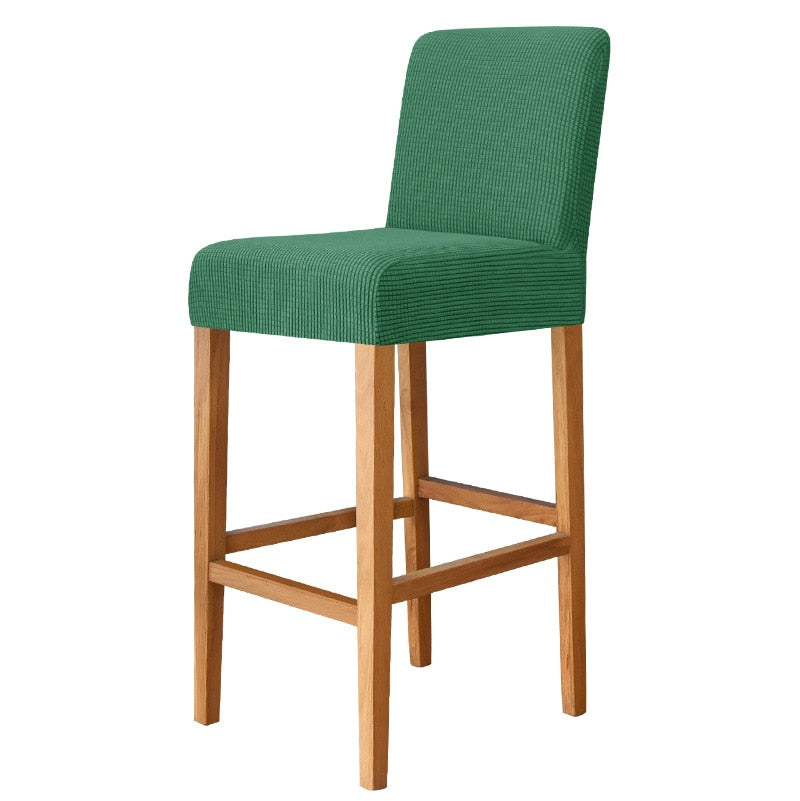 Green Square Bar Stool Cover
