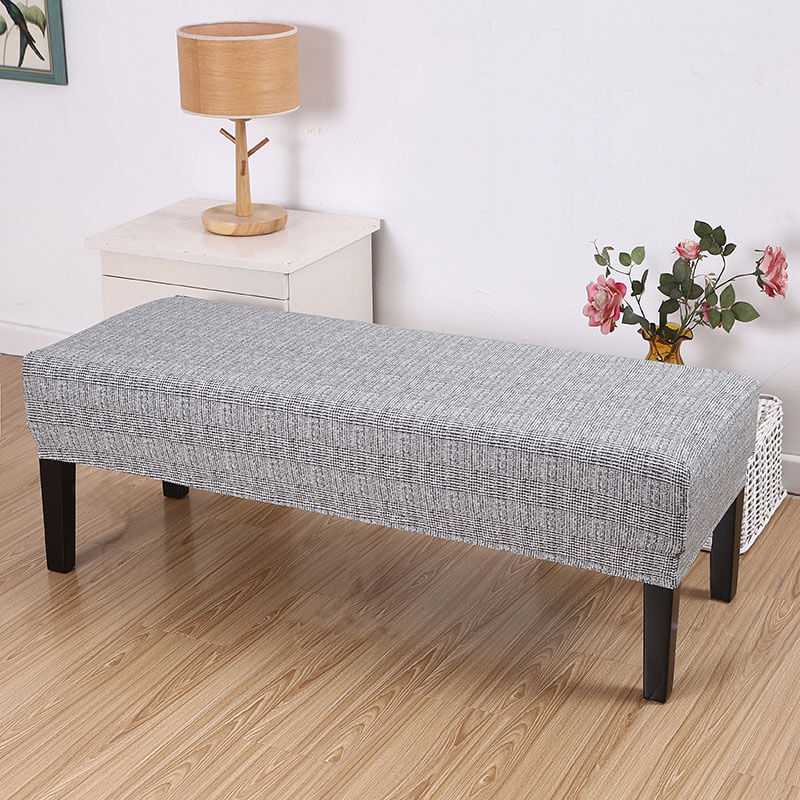 Chantelle Light Gray Bench Cover