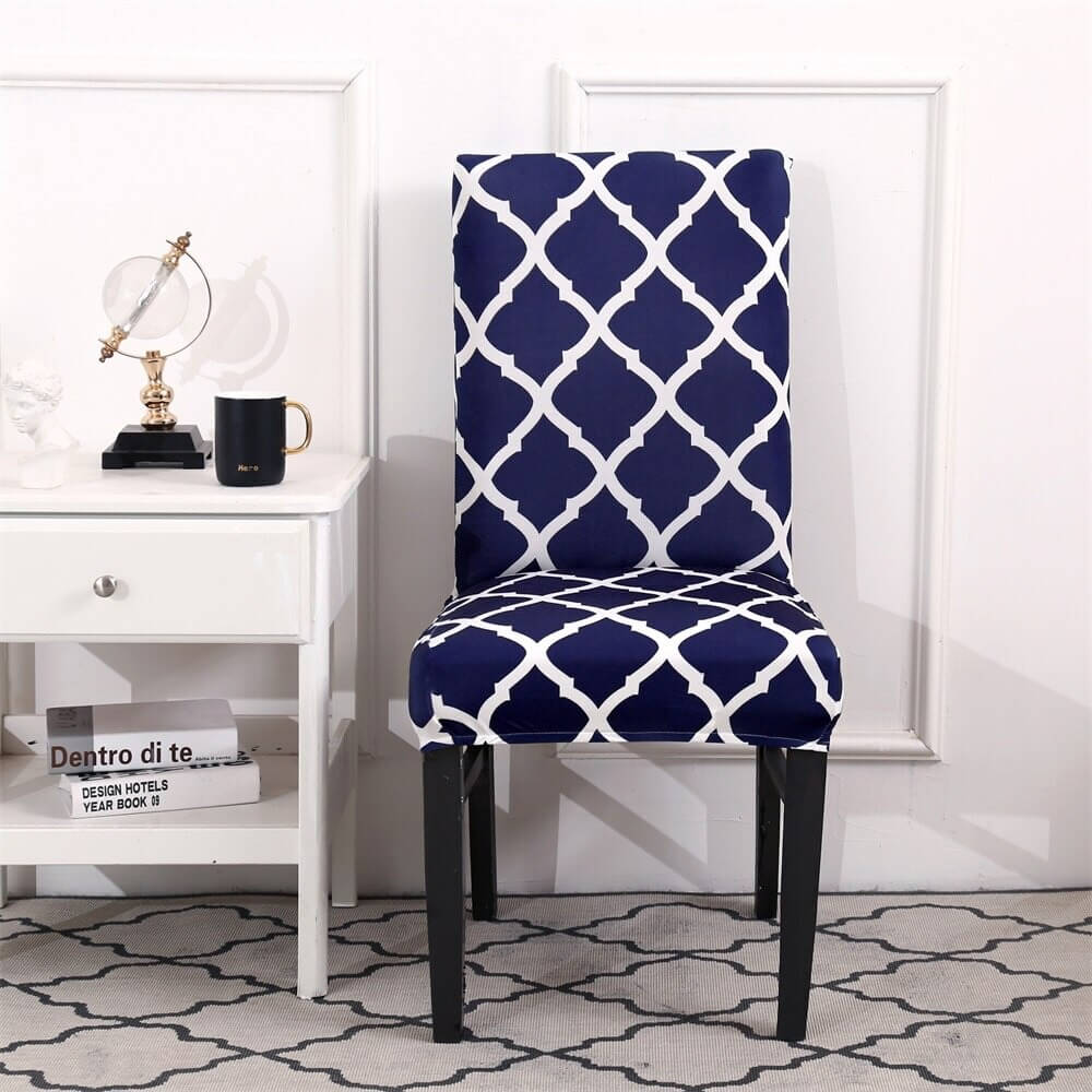 Alana Blue Chair Cover