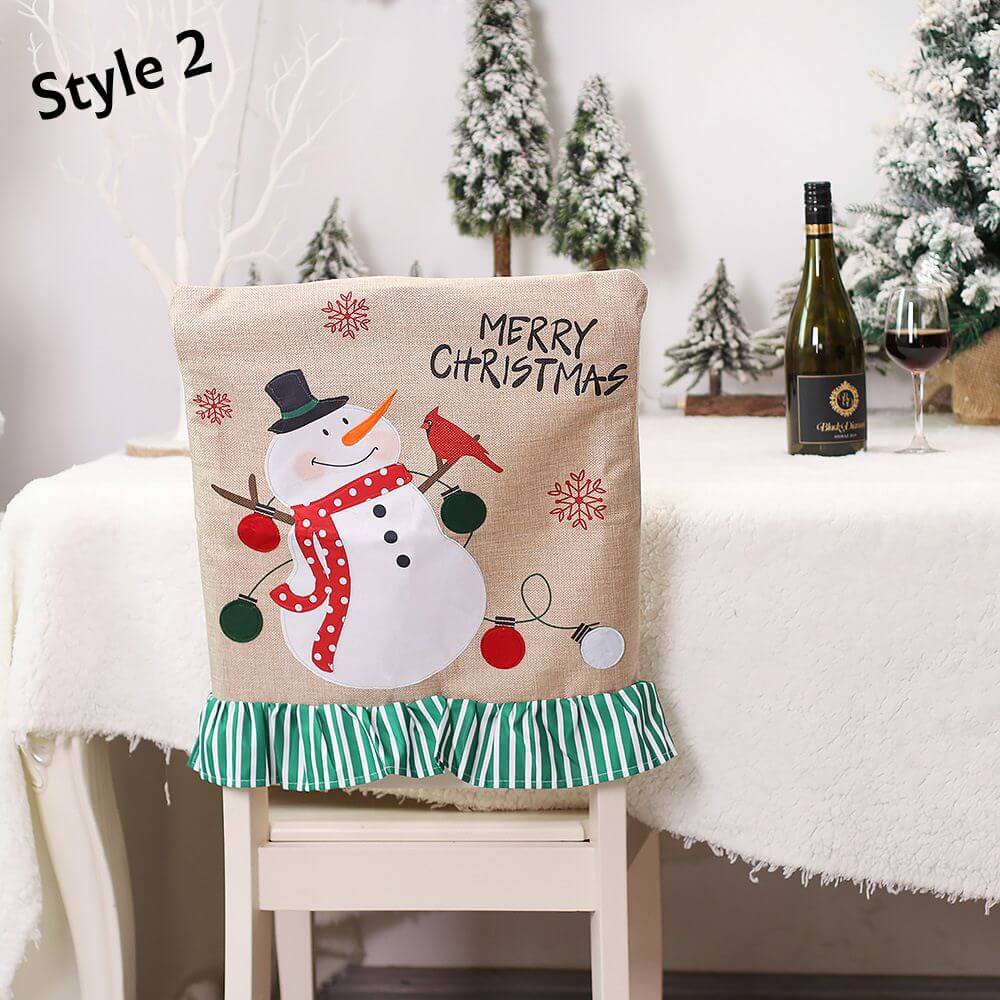 Christmas Chair Back Covers