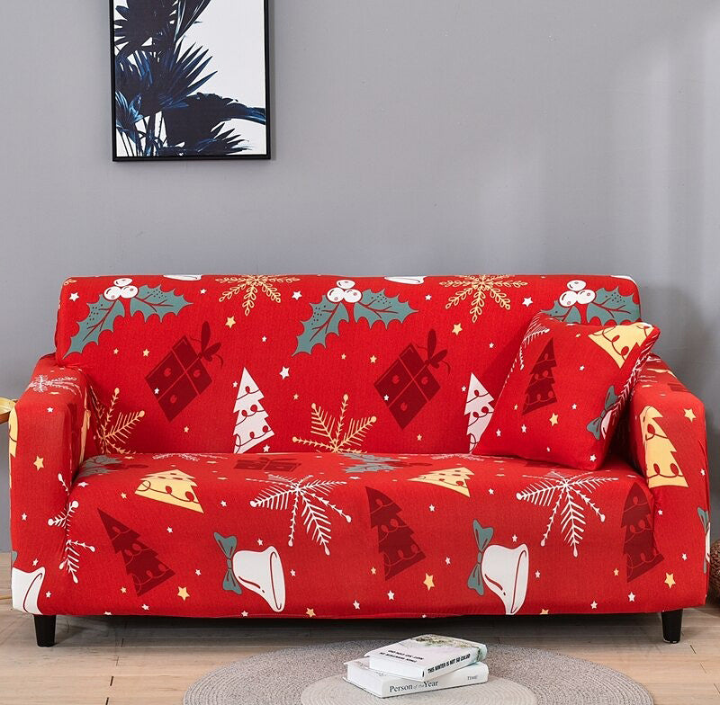Christmas Bell Sofa Cover - Wiskly Store