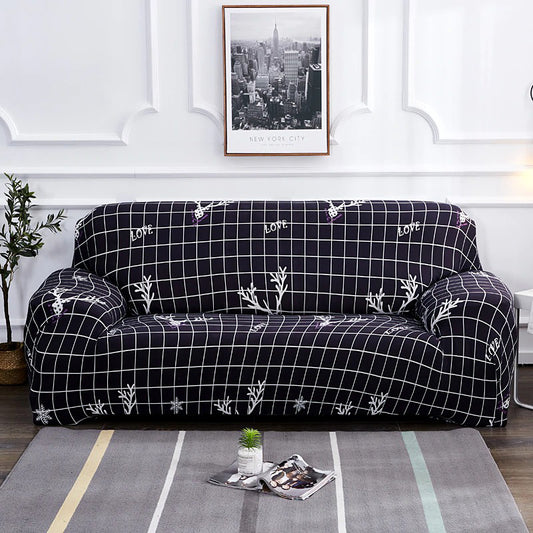 Christmas Dark Grey Sofa Cover - Wiskly Store