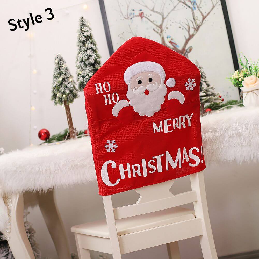 Christmas Chair Back Covers