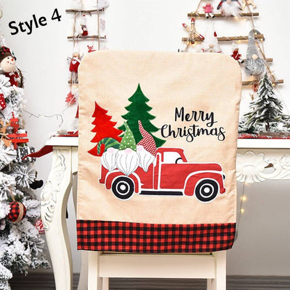 Christmas Chair Back Covers