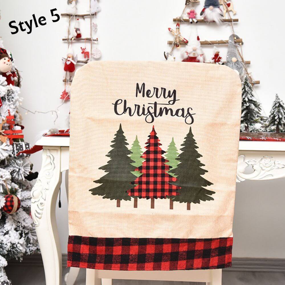 Christmas Chair Back Covers