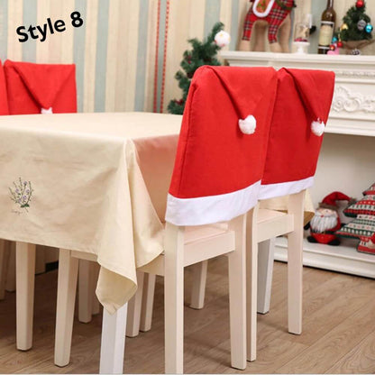 Christmas Chair Back Covers