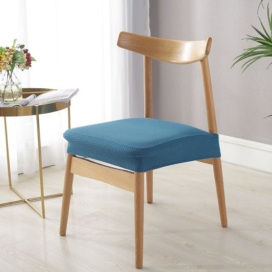 Pale Blue Chair Seat Cover