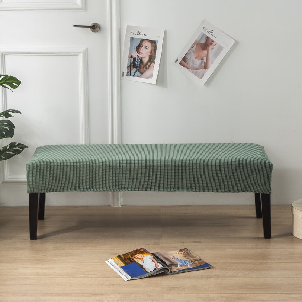 Solid Matcha Green Bench Cover