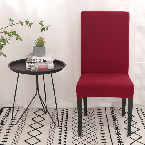 Solid Red Chair Cover