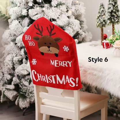 Christmas Chair Back Covers