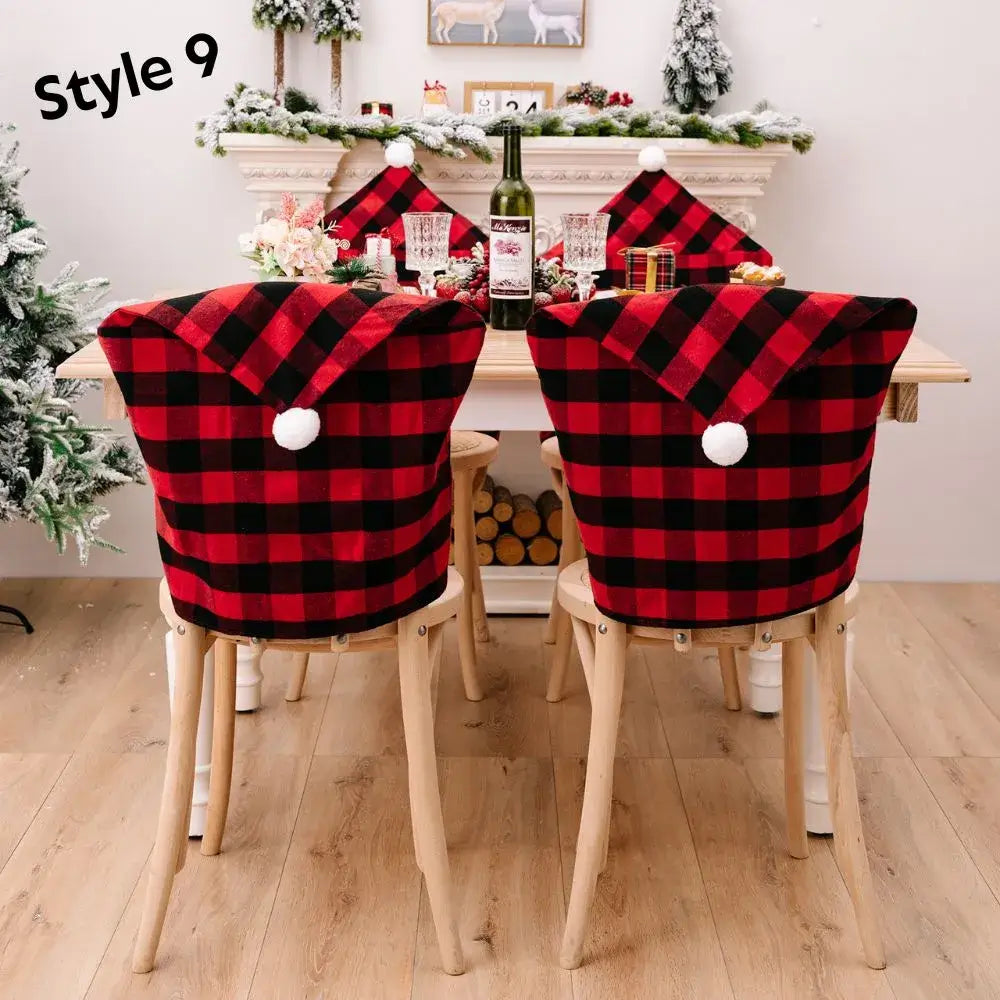 Christmas Chair Back Covers